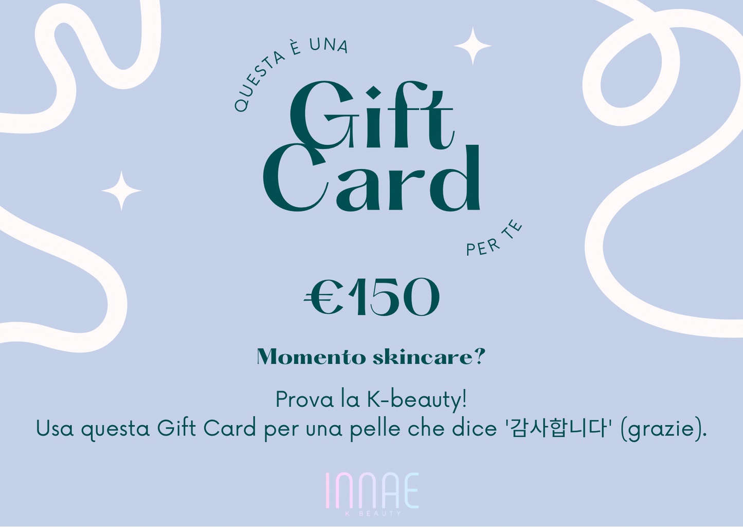 GIFT CARD Innae K-Beauty - INNAE K-beauty