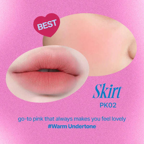 FWEE-Lip-Cheek-Blurry-Pudding-Pot skirt