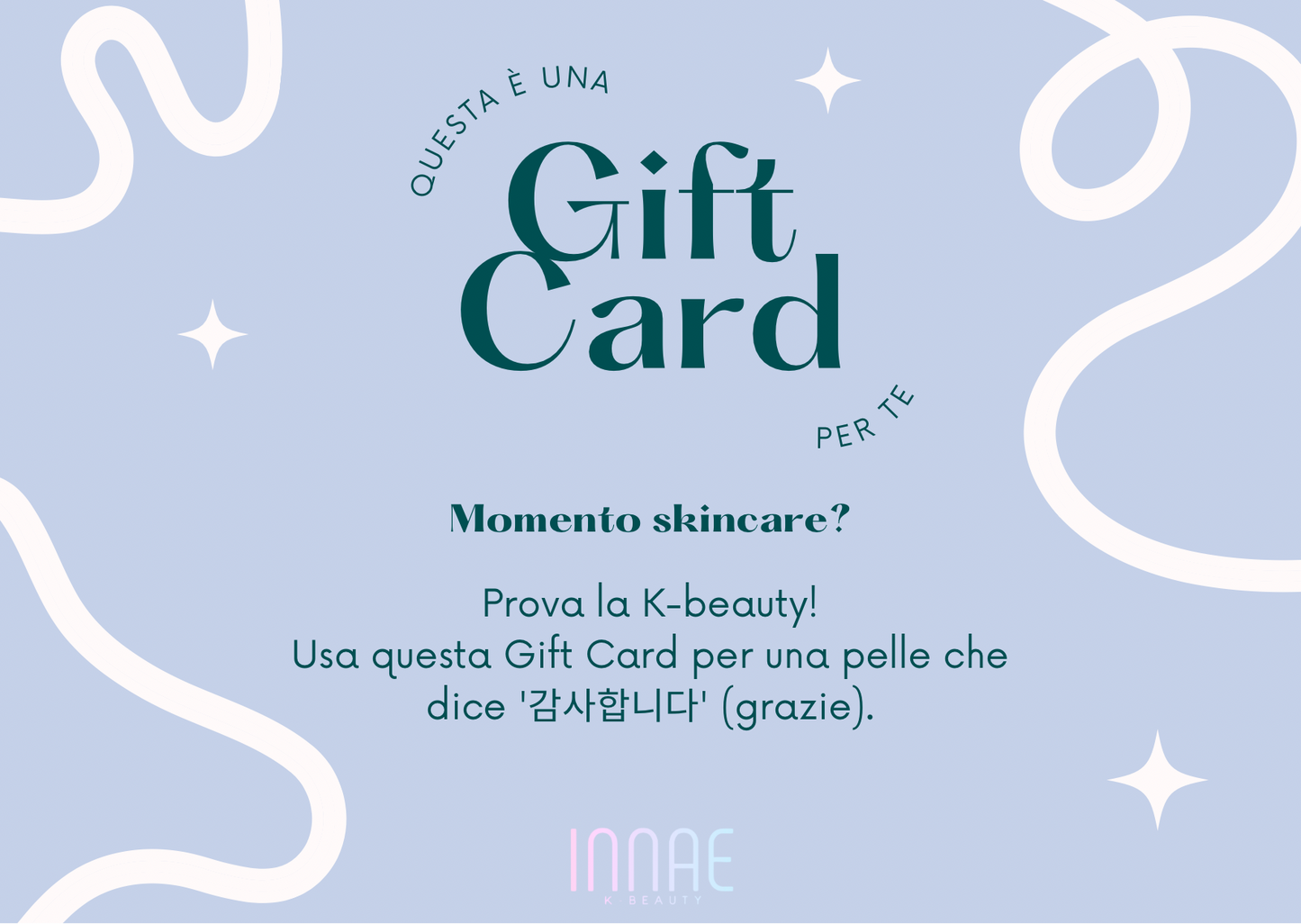 GIFT CARD Innae K-Beauty - INNAE K-beauty