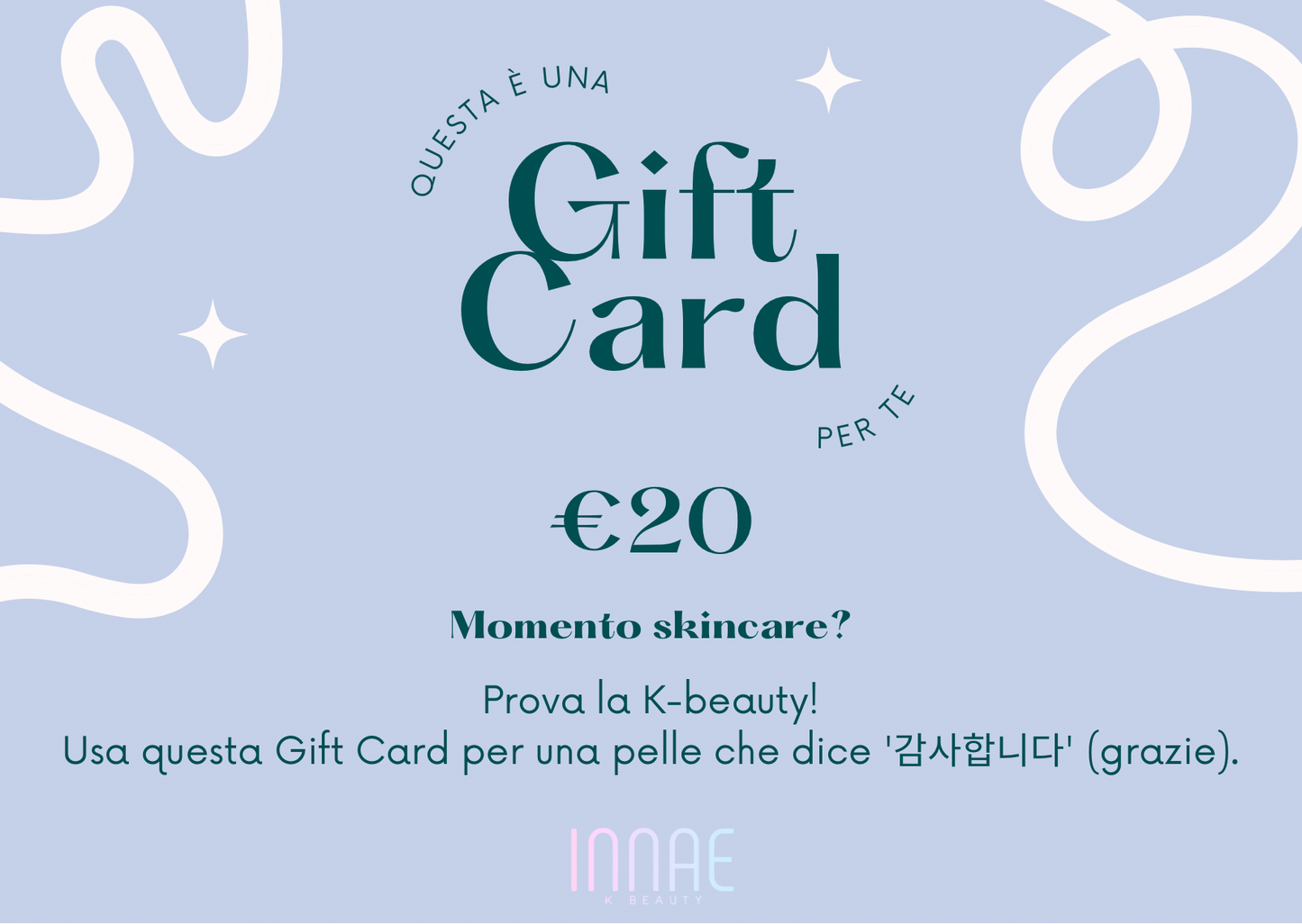 GIFT CARD Innae K-Beauty - INNAE K-beauty