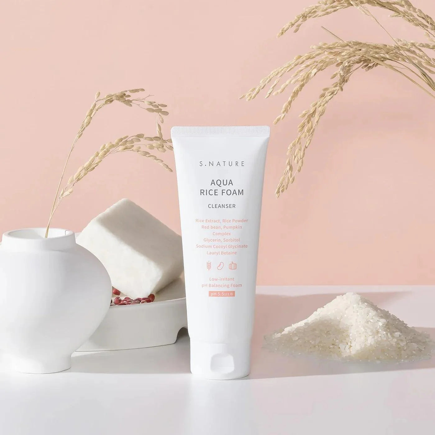 S-NATURE-Aqua-Rice-Foam-Cleanser