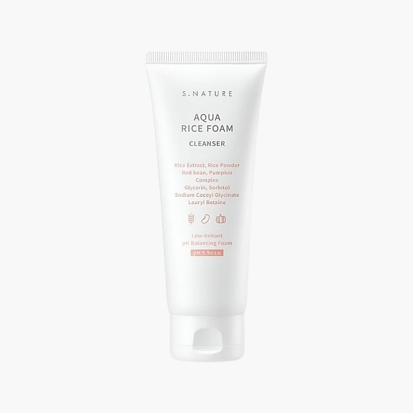 S. NATURE Aqua Rice Foam Cleanser