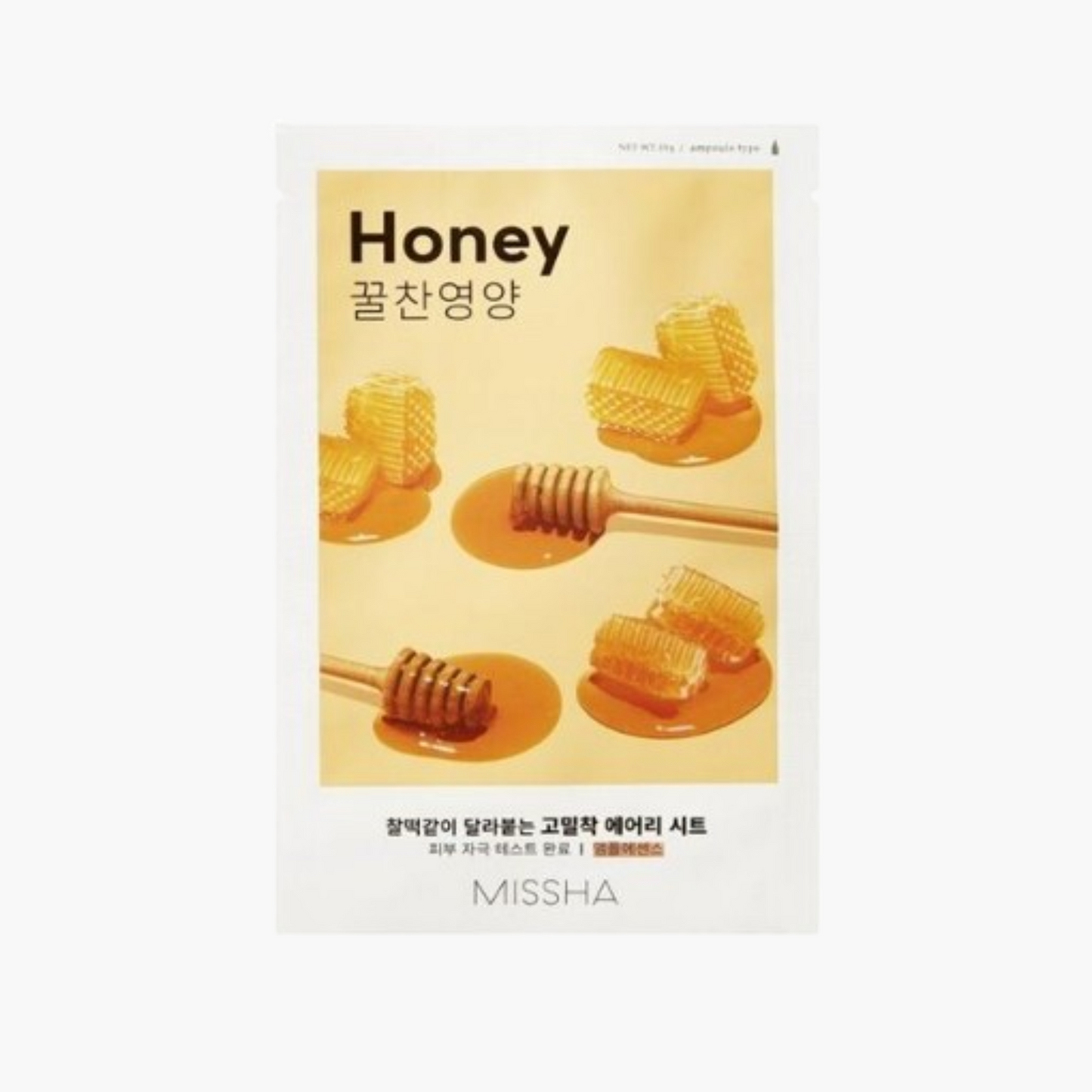 MISSHA Airy Fit Sheet Mask Honey, 19g - INNAE K-beauty