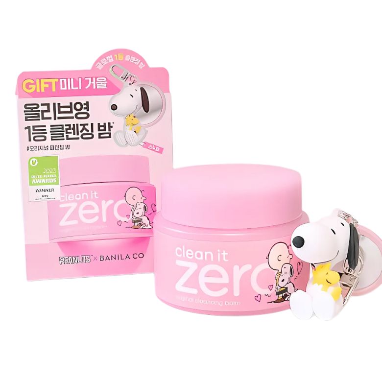 BANILA CO Clean It Zero Cleansing Balm Original, 100ml Snoopy Edition con portachiavi Omaggio