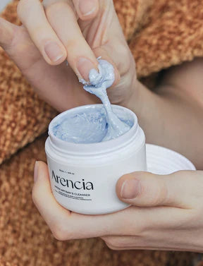 ARENCIA-Fresh-Blue-Hyssop-Rice-Mochi-Cleanser