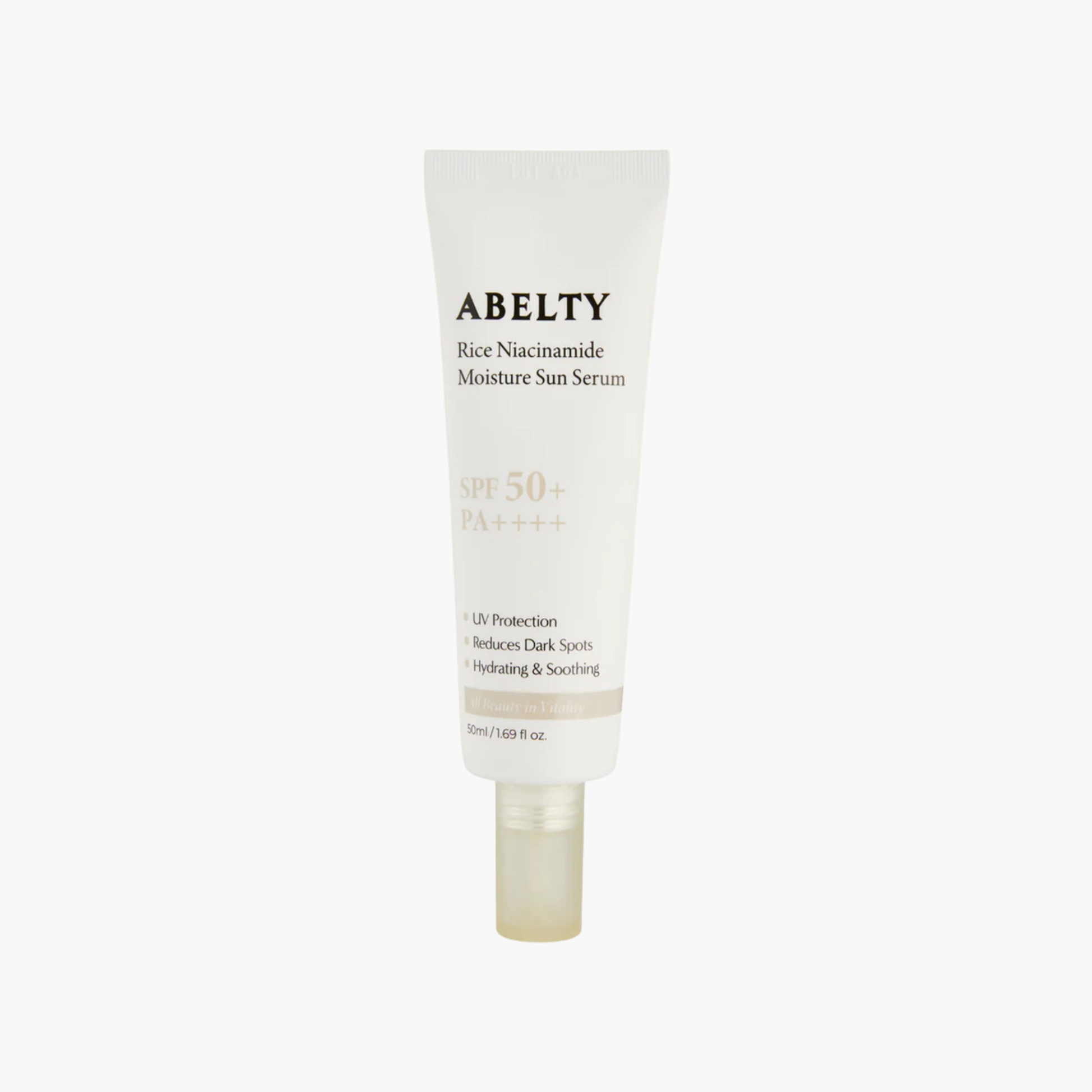 Abelty Rice Niacin Moisture Sun Serum SPF50+ PA++++, 50ml - Protezione solare illuminante