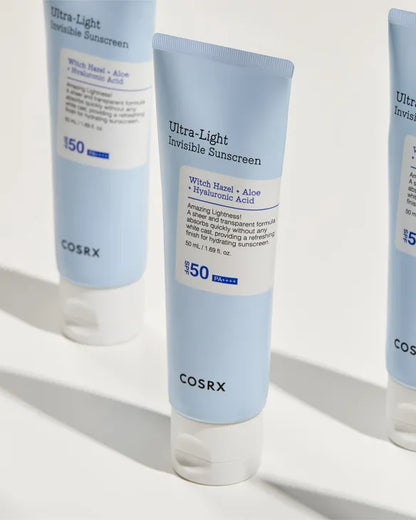 COSRX-Ultra-Light-Invisible-Sunscreen-SPF50-Pa++++-50ml-Protezione-solare-Aloe