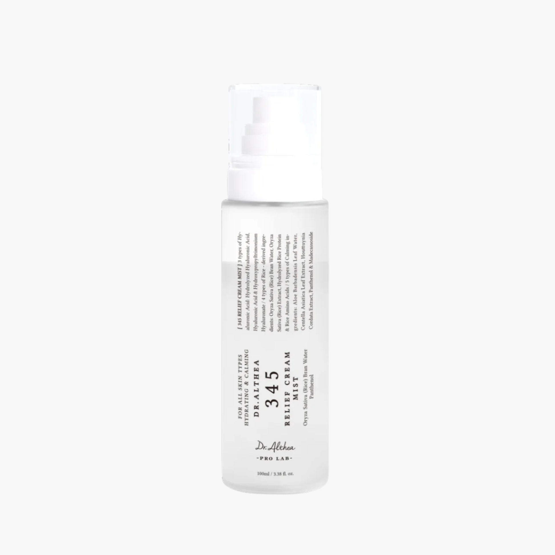 Dr. Althea 345 Relief Cream Mist, 100ml - Crema spray idratante e lenitiva