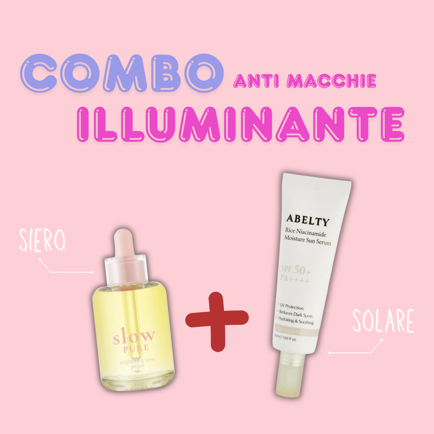 Set illuminante Siero + Protezione Solare