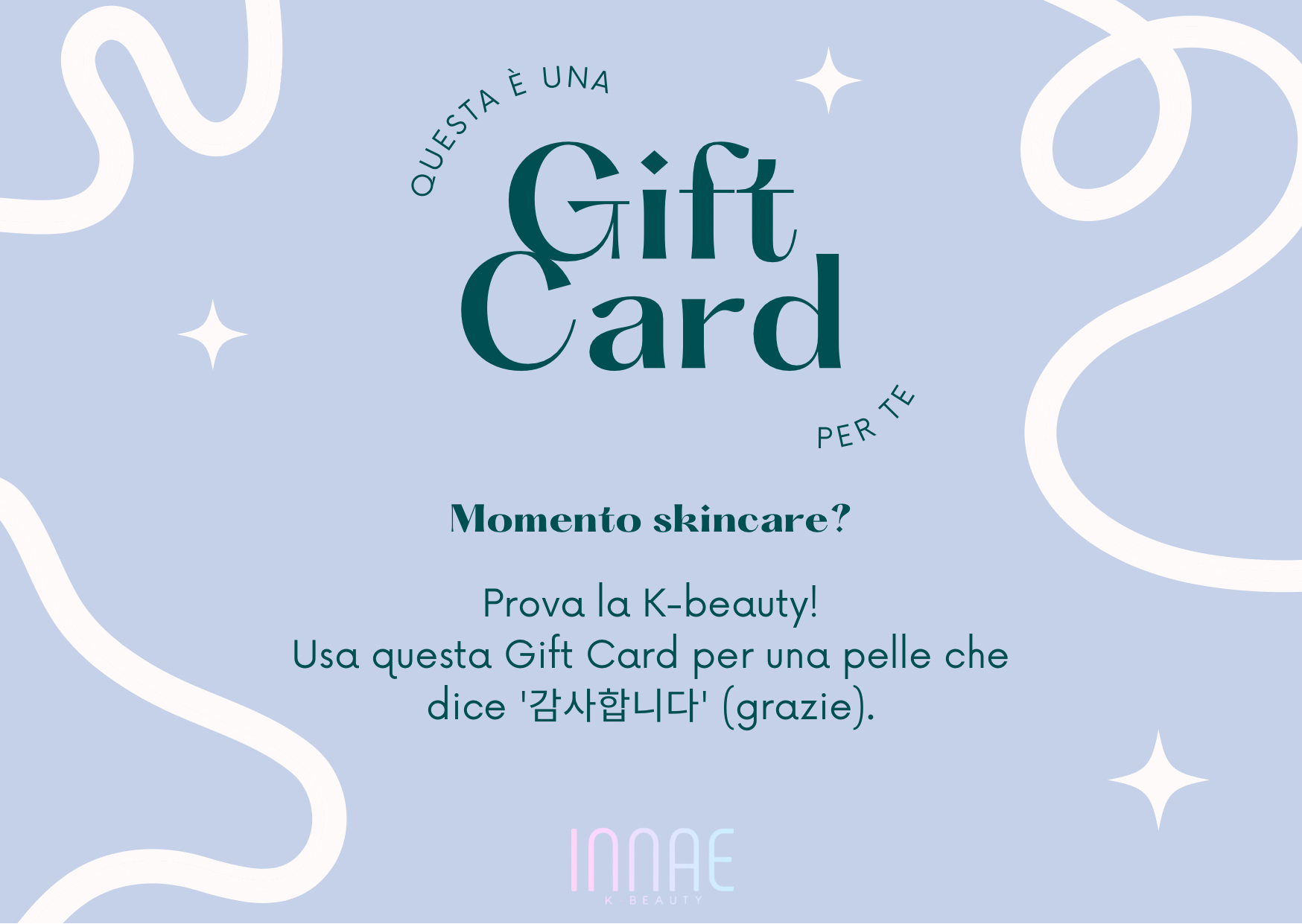 GIFT CARD Innae K-Beauty - INNAE K-beauty