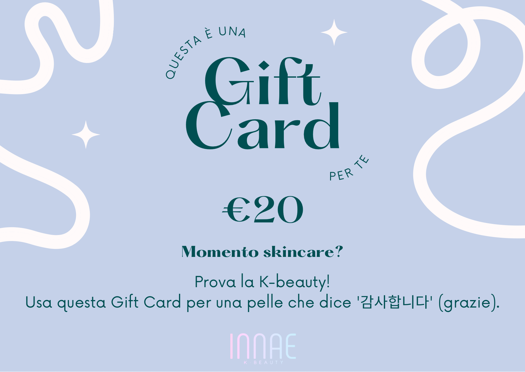 GIFT CARD Innae K-Beauty - INNAE K-beauty