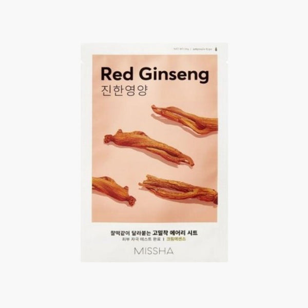 MISSHA Airy Fit Sheet Mask Red Ginseng, 19 g