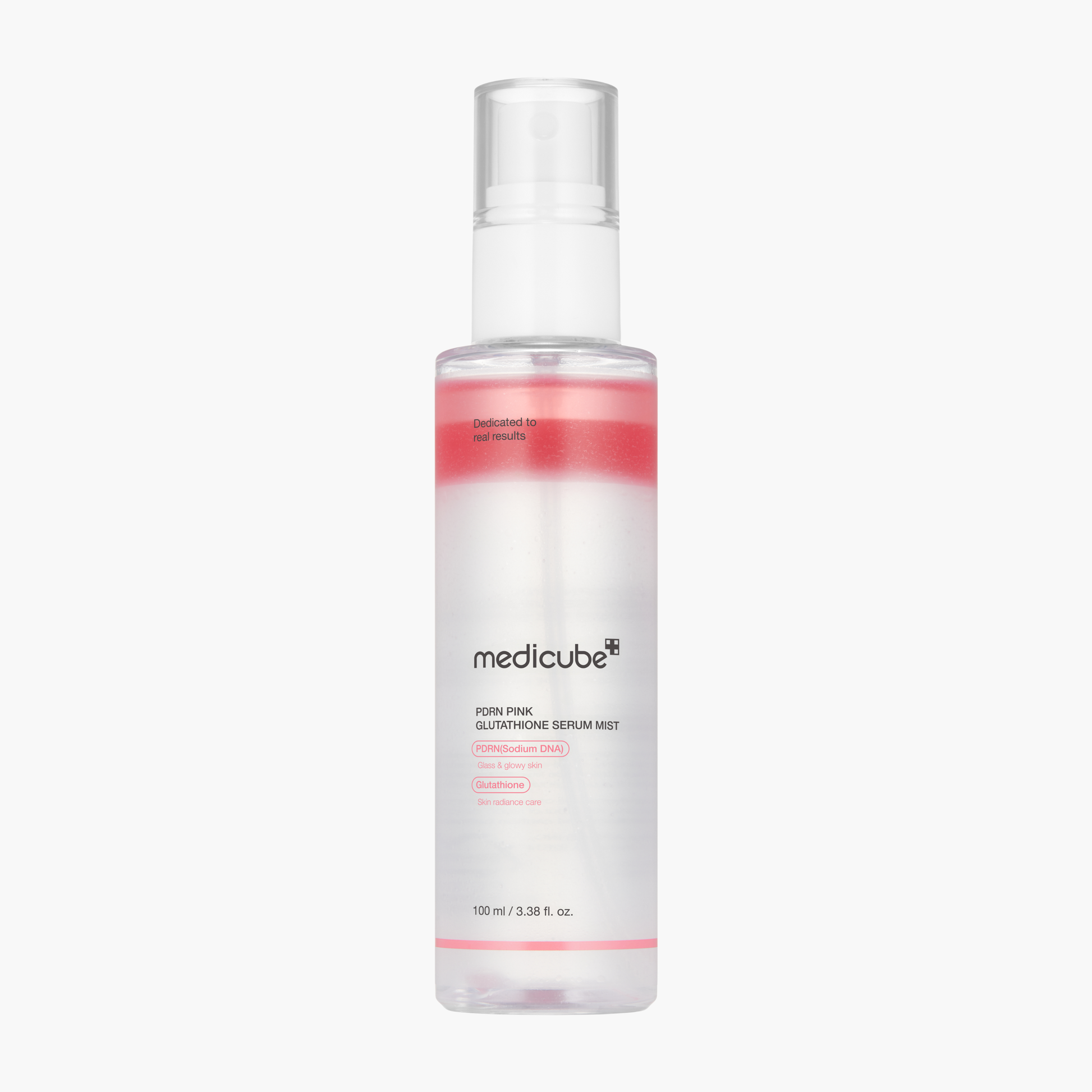Medicube PDRN Pink Glutathione Serum Mist, 100ml - Siero spray anti-age illuminante