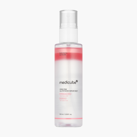 Medicube PDRN Pink Glutathione Serum Mist, 100ml - Siero spray anti-age illuminante