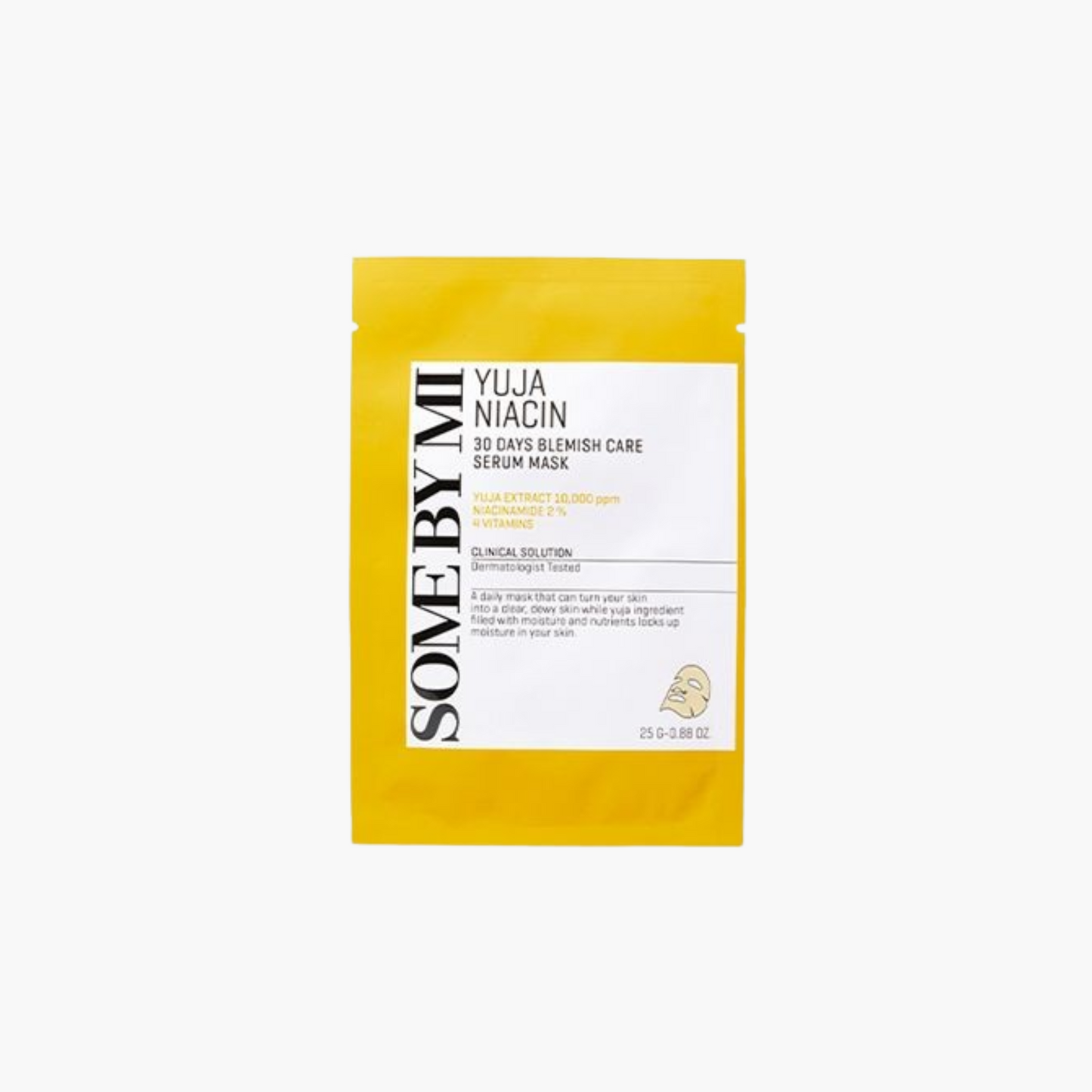 SOMEBYMI Yuja Niacin Blemish Serum Mask, 25g