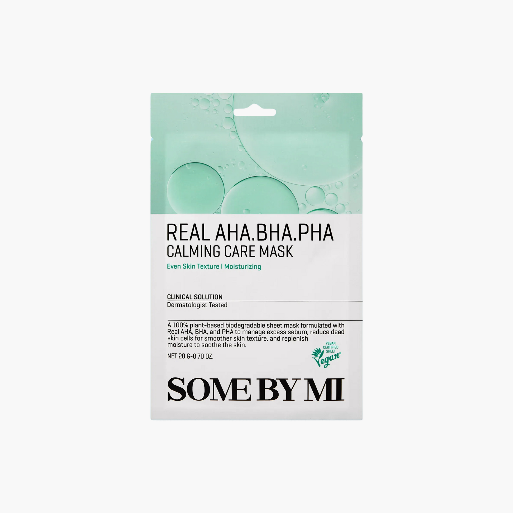SOME BY MI Real AHA-BHA-PHA Calming Care Mask