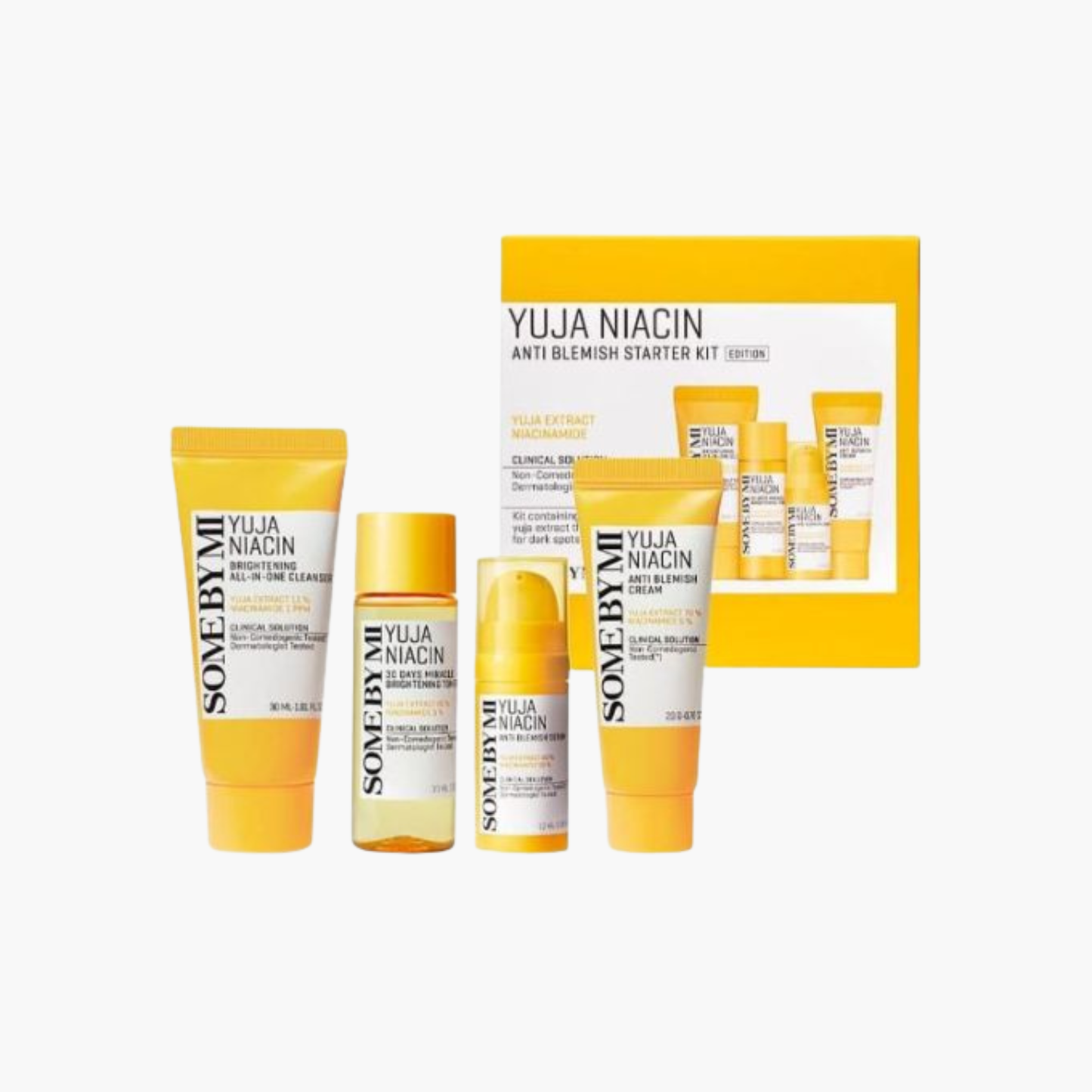 SOME BY MI Yuja Niacin Anti-Blemish Starter Kit (4 pezzi)