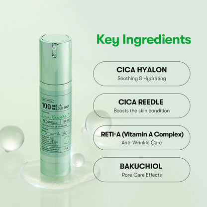VT Cosmetics Reti-A Reedle Shot 100, 50ml - INNAE K-beauty