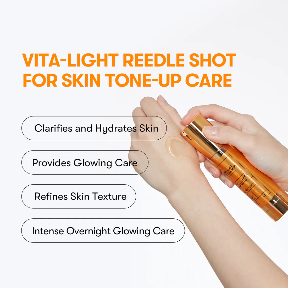VT Cosmetics Vita-Light Reedle Shot 100, 50ml - INNAE K-beauty