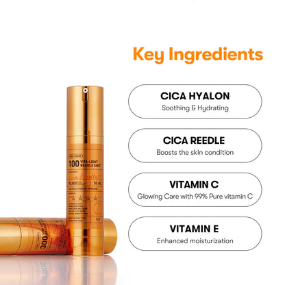 VT Cosmetics Vita-Light Reedle Shot 100, 50ml - INNAE K-beauty